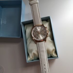 White Analog Watch
